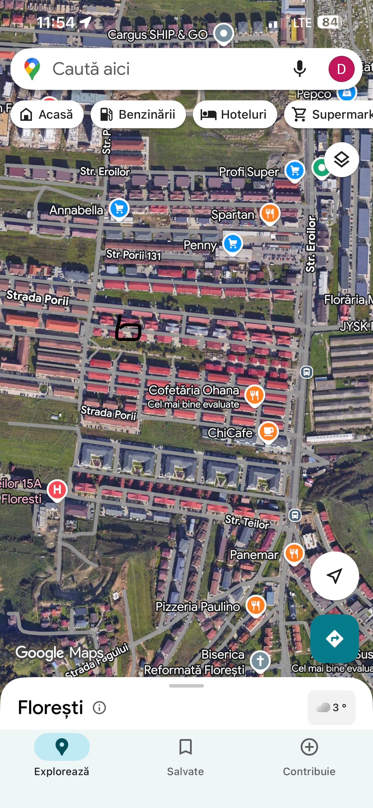 Loc de parcare de vanzare in Cluj, Floresti, Strada Eroilor, 13MP