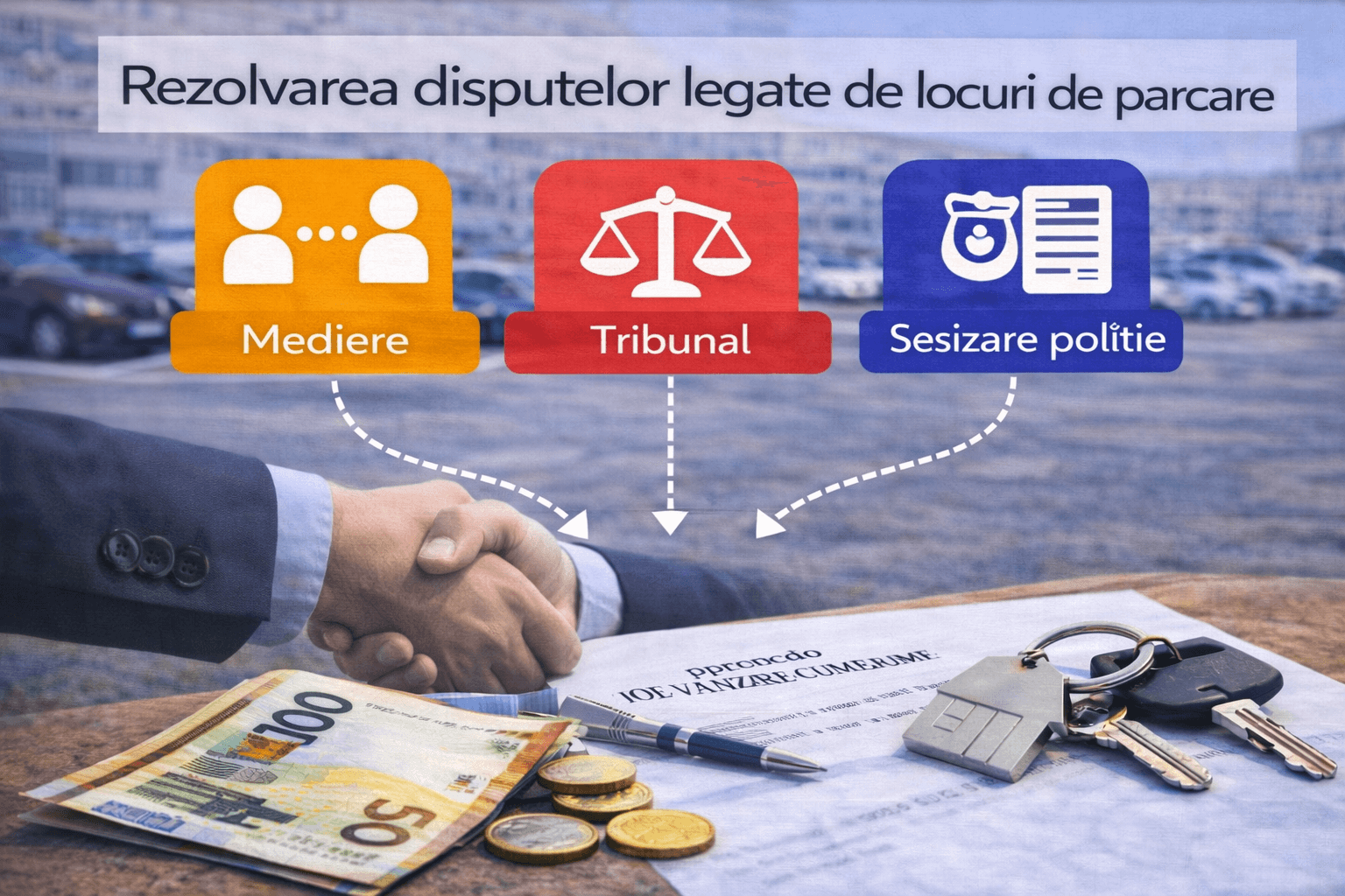 Rezolvarea disputelor legate de locuri de parcare