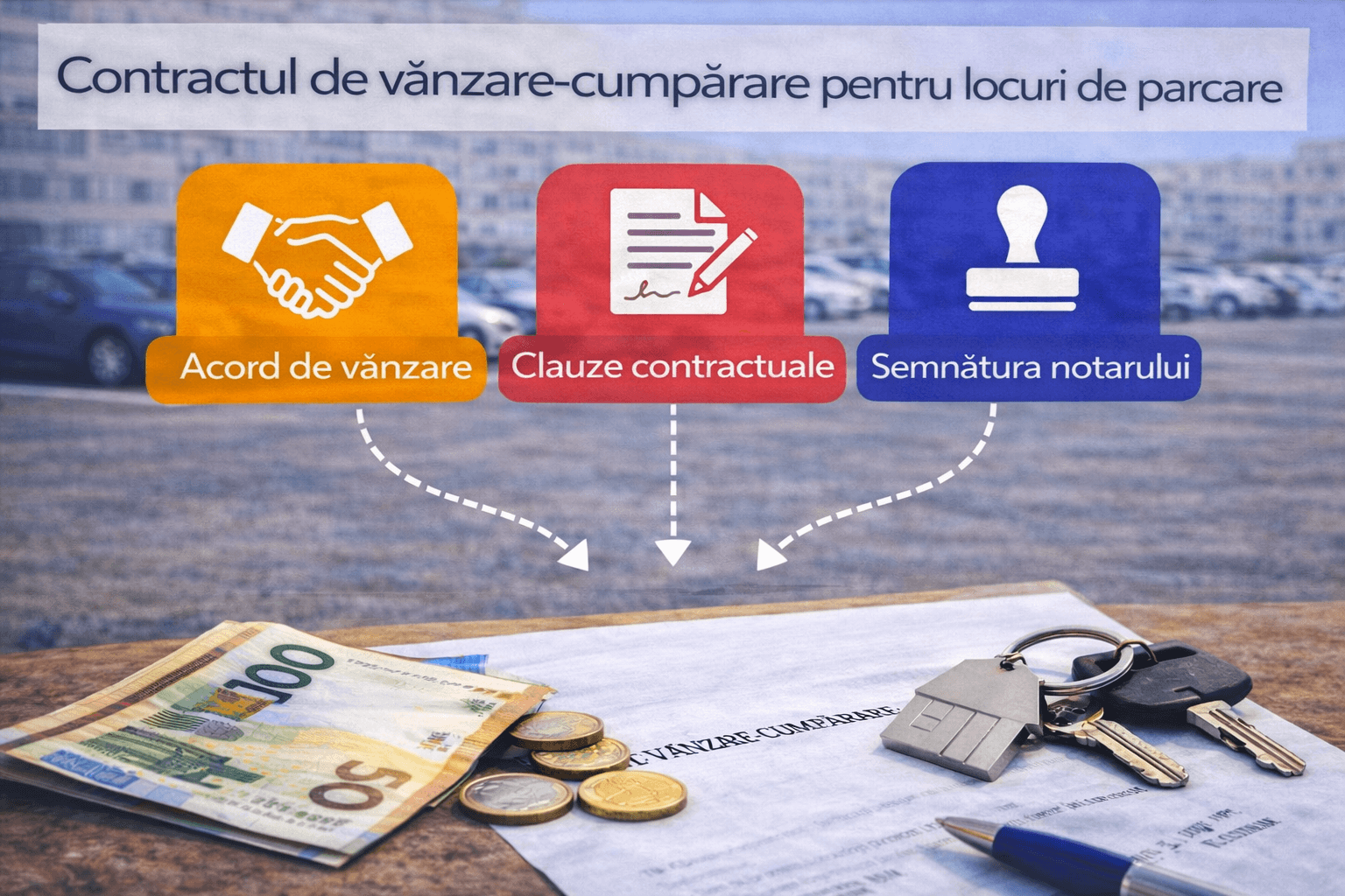 Contractul de vânzare-cumpărare pentru locuri de parcare