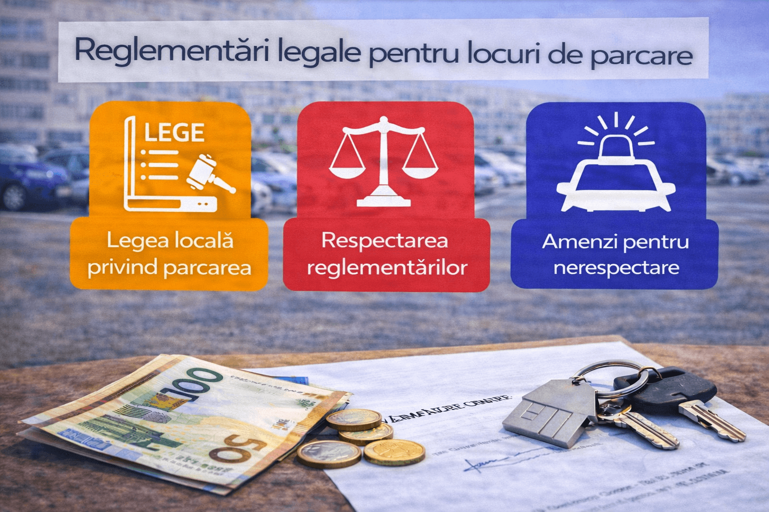 Reglementări legale pentru locuri de parcare