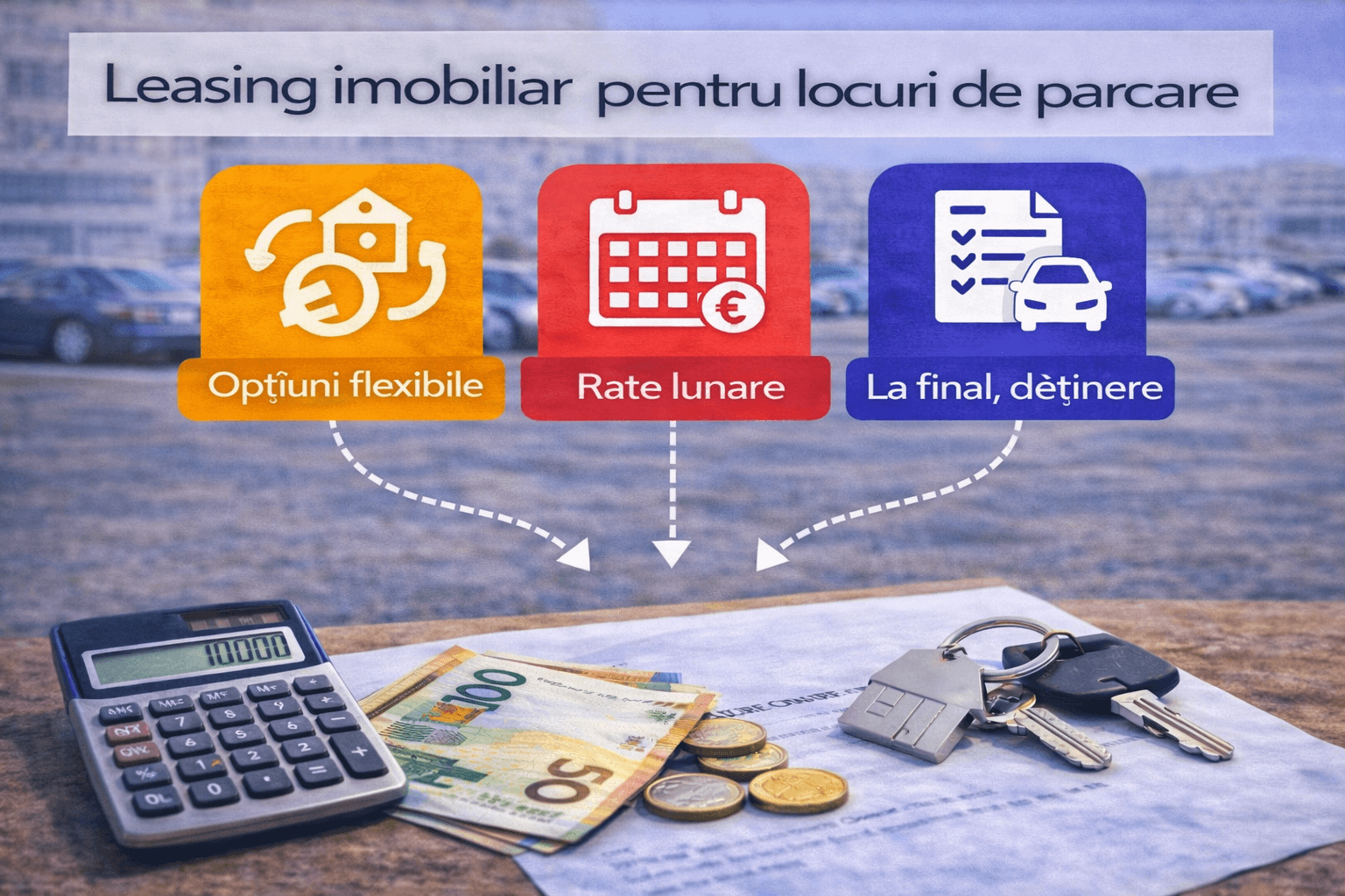 Leasing imobiliar pentru locuri de parcare