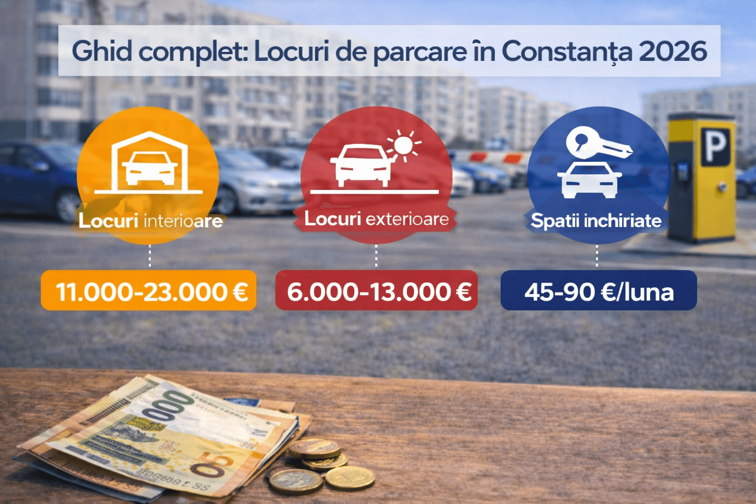 Ghid complet: Locuri de parcare în Constanța 2026